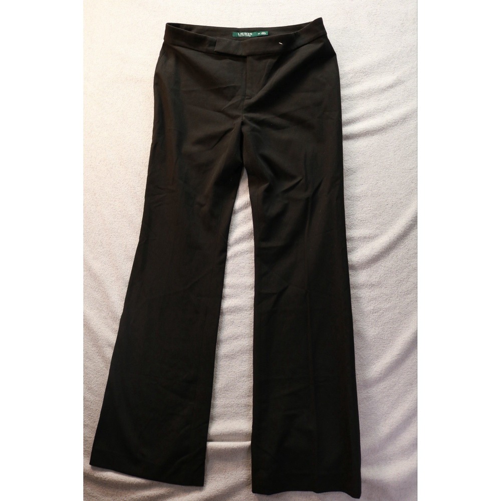 Lauren Ralph Lauren Women’s Black Dress Pants Size 2P Stretch Bootcut
